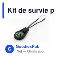 Kit de survie personnalisable Air Gifts avec logo - Miniature 8