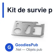 Kit de survie personnalisable Air Gifts avec logo - Miniature 9