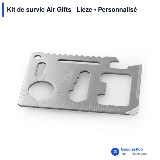 Kit de survie personnalisable Air Gifts avec logo - Image 9