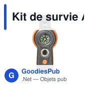 Kit de survie personnalisable Andrea avec logo - Miniature 1
