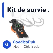 Kit de survie personnalisable Andrea avec logo - Miniature 3