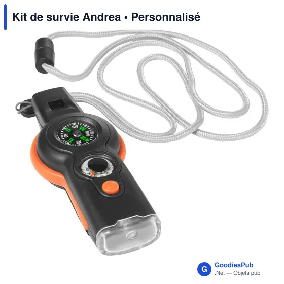 Kit de survie personnalisable Andrea avec logo - Image 3