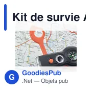 Kit de survie personnalisable Andrea avec logo - Miniature 4