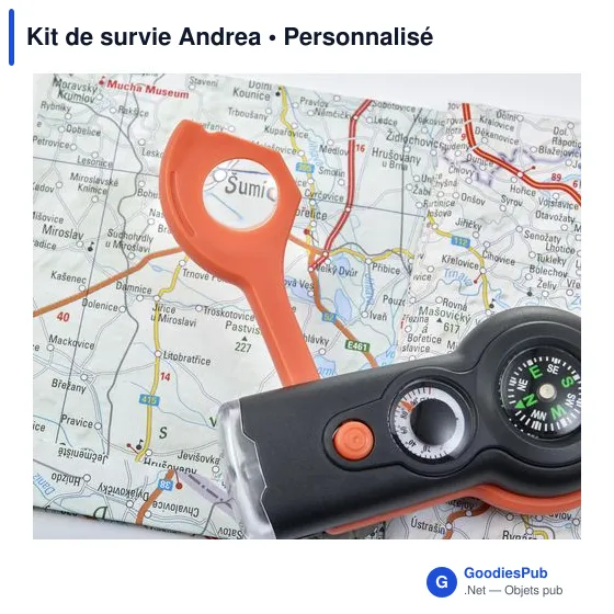 Kit de survie personnalisable Andrea avec logo - Image 4