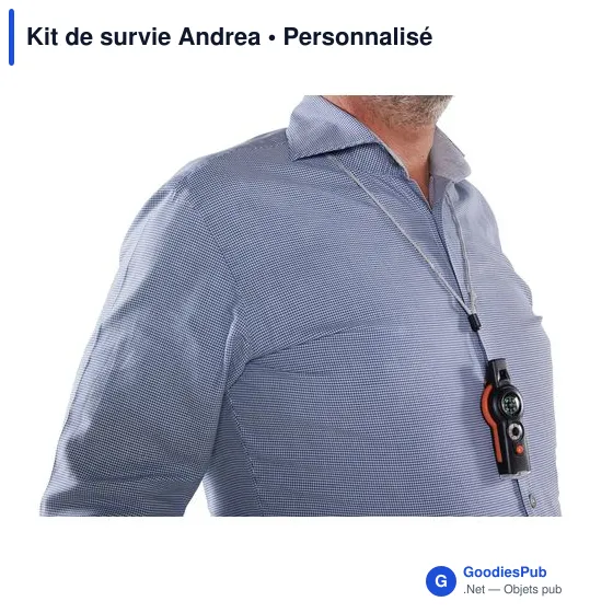 Kit de survie personnalisable Andrea avec logo - Image 6