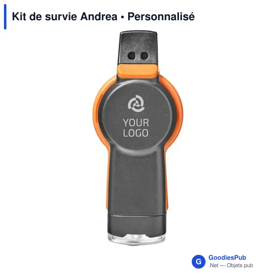 Kit de survie personnalisable Andrea avec logo - Image 7