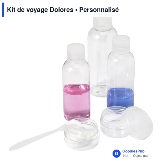 Kit de voyage personnalisable Dolores avec logo - Image 2