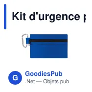 Kit d'urgence personnalisable Fredek avec logo - Miniature 1