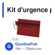 Kit d'urgence personnalisable Fredek avec logo - Miniature 2