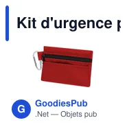 Kit d'urgence personnalisable Fredek avec logo - Miniature 11