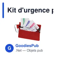 Kit d'urgence personnalisable Fredek avec logo - Miniature 3