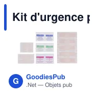 Kit d'urgence personnalisable Fredek avec logo - Miniature 6