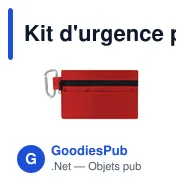 Kit d'urgence personnalisable Fredek avec logo - Miniature 8