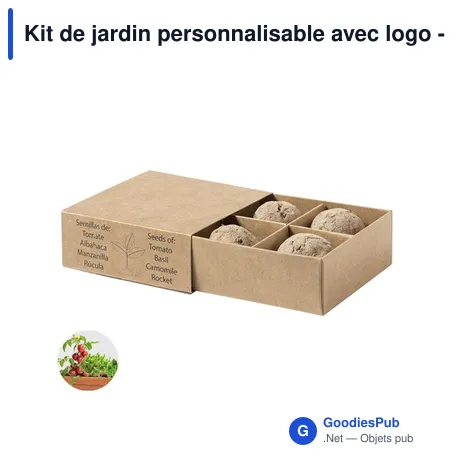 Kit de jardin personnalisable avec logo - Kit Verger Tomarux