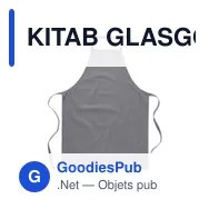 KITAB GLASGOW Tablier coton - Miniature 1