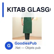 KITAB GLASGOW Tablier coton - Miniature 6