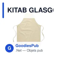 KITAB GLASGOW Tablier coton - Miniature 10