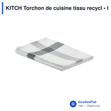 KITCH Torchon de cuisine tissu recycl