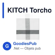 KITCH Torchon de cuisine tissu recycl - Miniature 3