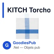 KITCH Torchon de cuisine tissu recycl - Miniature 6