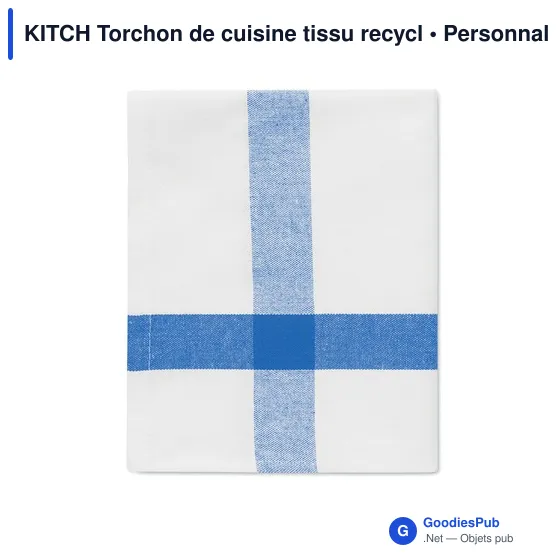 KITCH Torchon de cuisine tissu recycl - Image 6