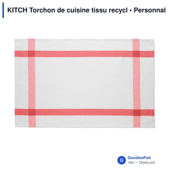 KITCH Torchon de cuisine tissu recycl - Image 8