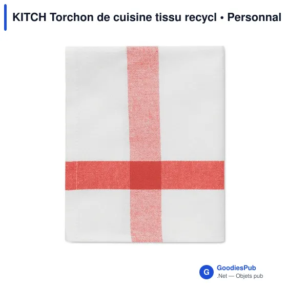 KITCH Torchon de cuisine tissu recycl - Image 9