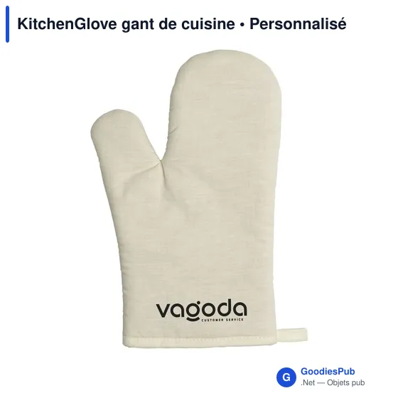 Gant de cuisine personnalisable KitchenGlove avec logo - Image 2