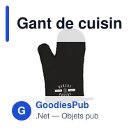 Gant de cuisine personnalisable KitchenGlove avec logo - Miniature 11