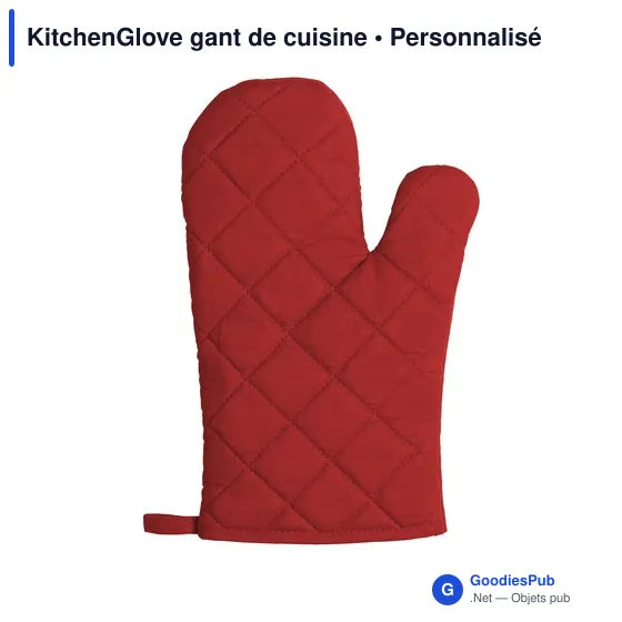 Gant de cuisine personnalisable KitchenGlove avec logo - Image 3