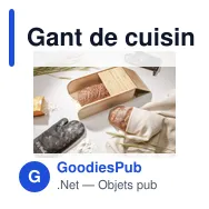 Gant de cuisine personnalisable KitchenGlove avec logo - Miniature 10