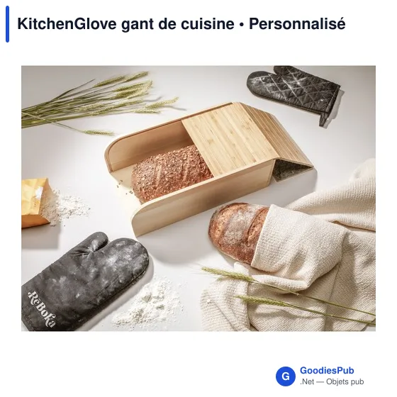 Gant de cuisine personnalisable KitchenGlove avec logo - Image 10