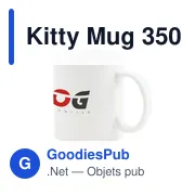 Mug en céramique personnalisable 350 ml avec logo - Kitty Mug - Miniature 1