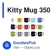 Mug en céramique personnalisable 350 ml avec logo - Kitty Mug - Miniature 5