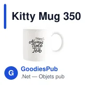 Mug en céramique personnalisable 350 ml avec logo - Kitty Mug - Miniature 6