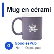 Mug en céramique personnalisable Kitty Mug 350 ml avec logo - Miniature 1