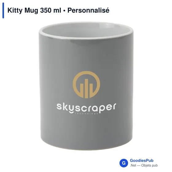 Mug en céramique personnalisable Kitty Mug 350 ml avec logo - Image 11