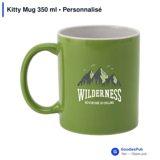Mug en céramique personnalisable Kitty Mug 350 ml avec logo - Image 7