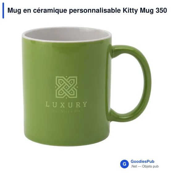 Mug en céramique personnalisable Kitty Mug 350 ml avec logo - Image 9