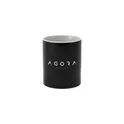 Variante noir - Mug en céramique personnalisable Kitty Mug 350 ml avec logo