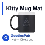 Mug en céramique personnalisable Kitty Mug Matt 350 ml avec logo - Miniature 1