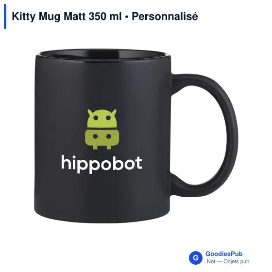 Mug en céramique personnalisable Kitty Mug Matt 350 ml avec logo - Image 5