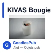 Bougie personnalisable en cire végétale 200 gr avec logo - Miniature 6