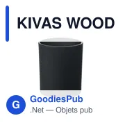 Bougie personnalisable en cire végétale KIVAS WOOD avec logo - Miniature 8