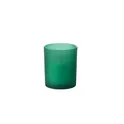 Variante vert - Bougie personnalisable en cire végétale KIVAS WOOD avec logo