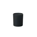 Variante noir - Bougie personnalisable en cire végétale KIVAS WOOD avec logo