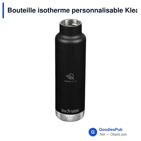 Bouteille isotherme personnalisable Klean Kanteen Classic 592 ml avec logo