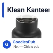 Bouteille isotherme personnalisable Klean Kanteen Classic 592 ml avec logo - Miniature 2