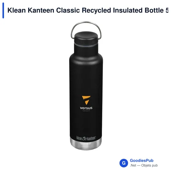 Bouteille isotherme personnalisable Klean Kanteen Classic 592 ml avec logo - Image 3