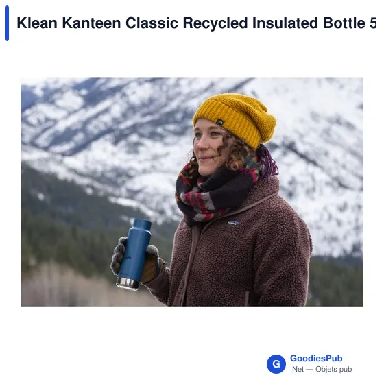 Bouteille isotherme personnalisable Klean Kanteen Classic 592 ml avec logo - Image 6